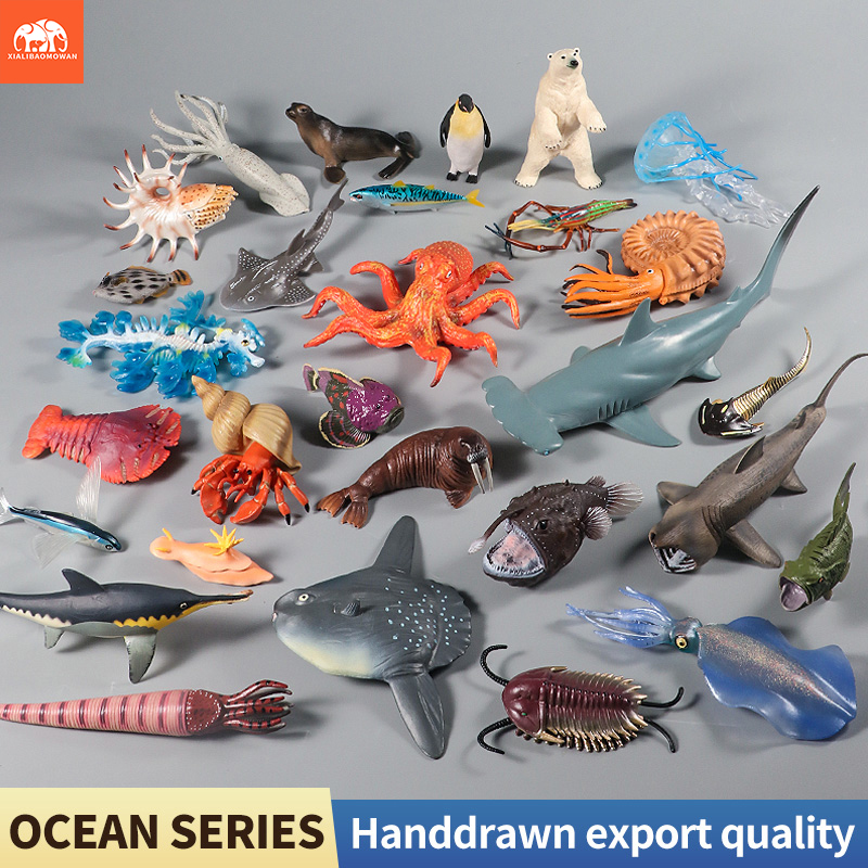Fish In Aquarium Picture - Sea Life Animals Action Figures Set