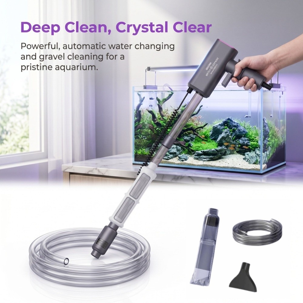 Aquarium Fish Rate - Automatic Automatic Aquarium Vacuum Electric High