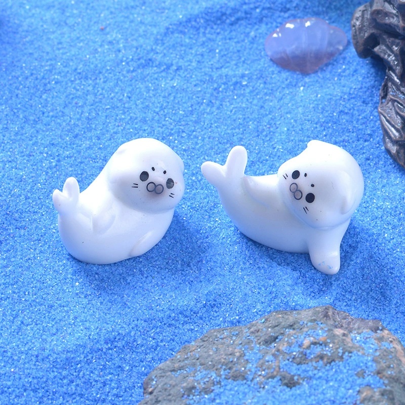 Aquarium Fish Only - Mini Sea Lion Figurines for Micro
