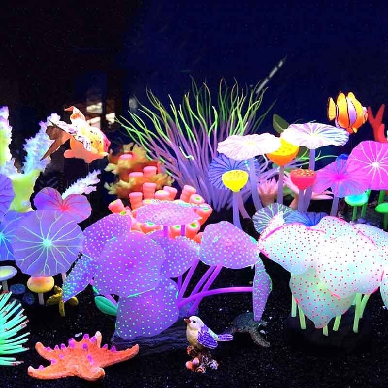 Silicone Glowing Landscape Art - Aquarium Fish Only recension och pris