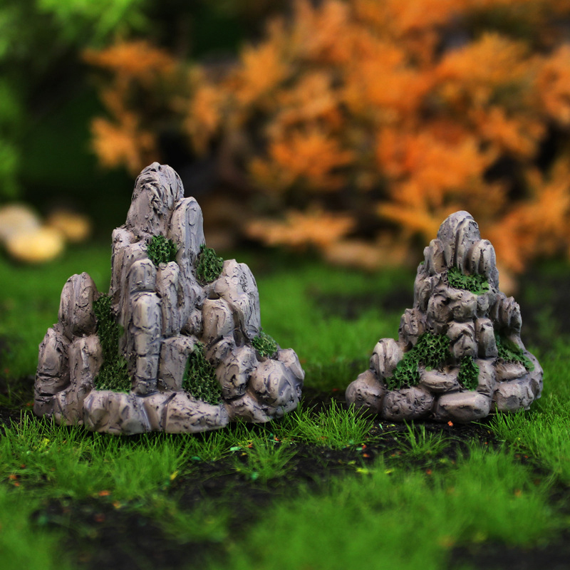 Mini Mountain Miniature Fake S - Aquarium Decoration Rock recension och pris