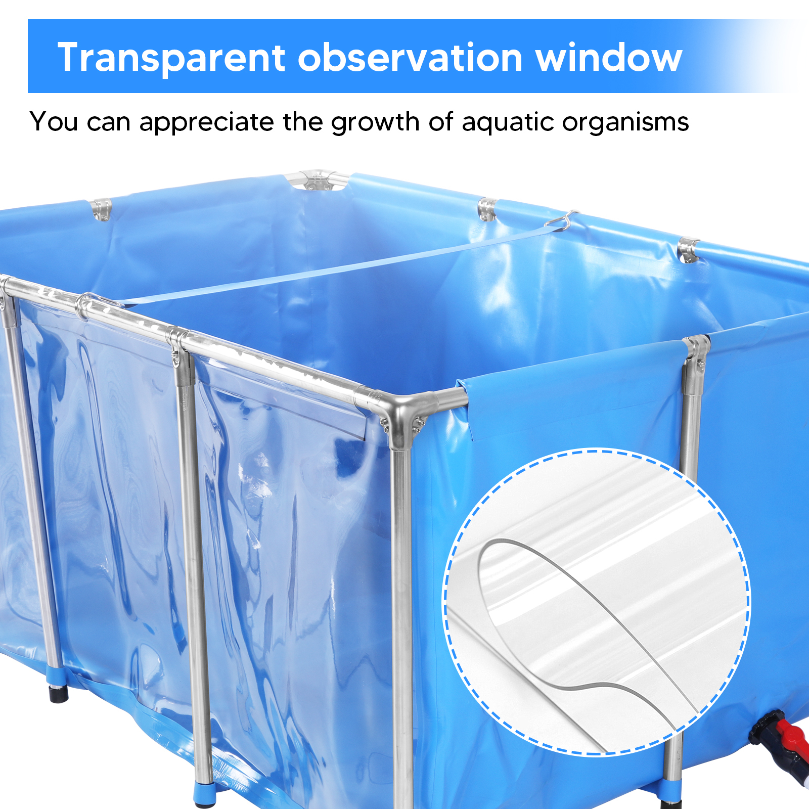 KOI Aquarium Tank with Frame & - Aquarium Goldfish recension och pris