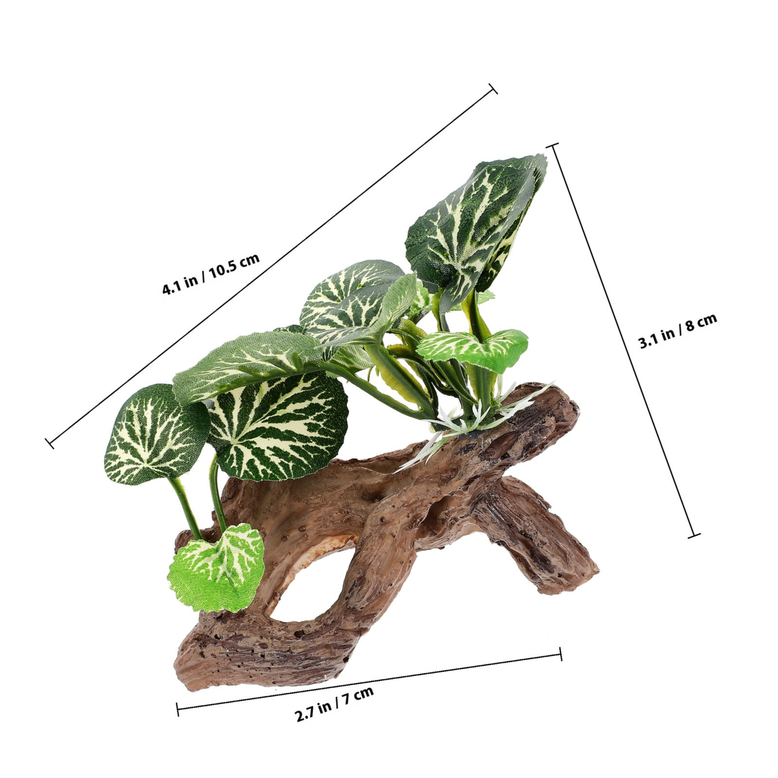 Aquarium Landscape Trunk Artif - Aquarium Fish Hideout recension och pris
