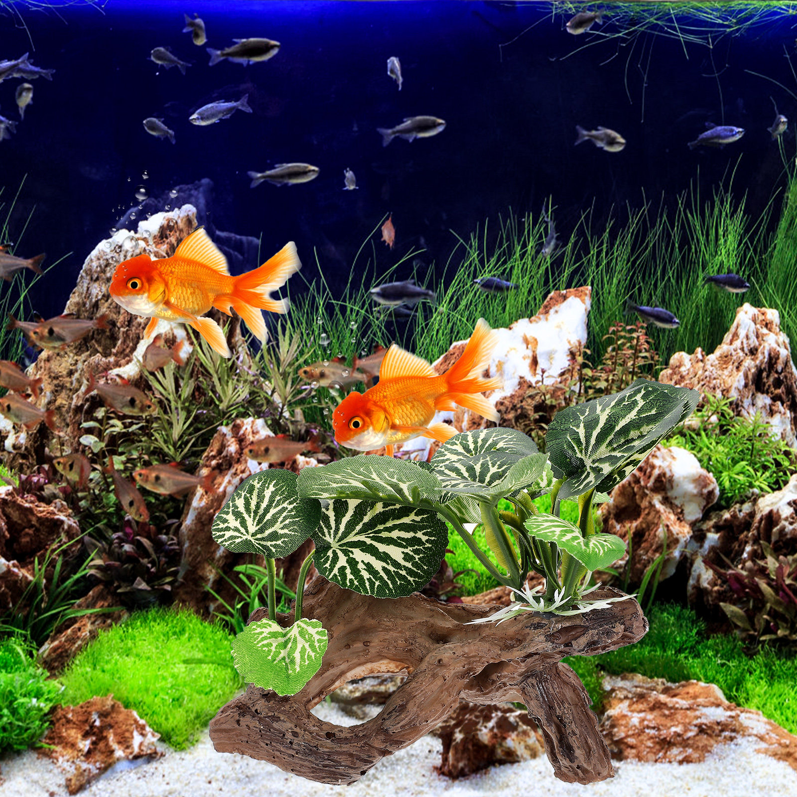 Aquarium Landscape Trunk Artif - Aquarium Fish Hideout recension och pris