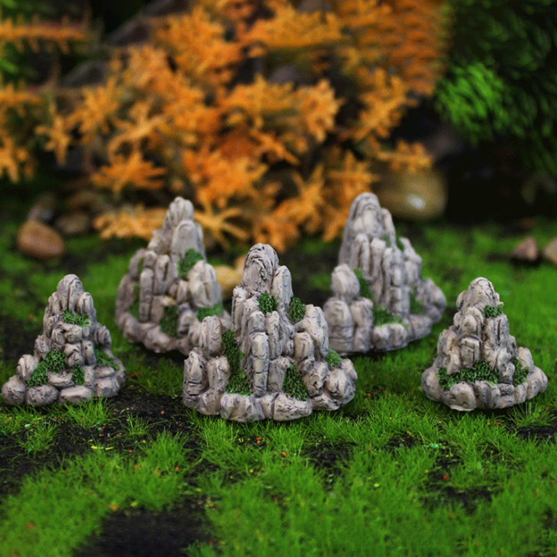 1pc Mountain Miniature Fake St - Aquarium Decoration Rock recension och pris