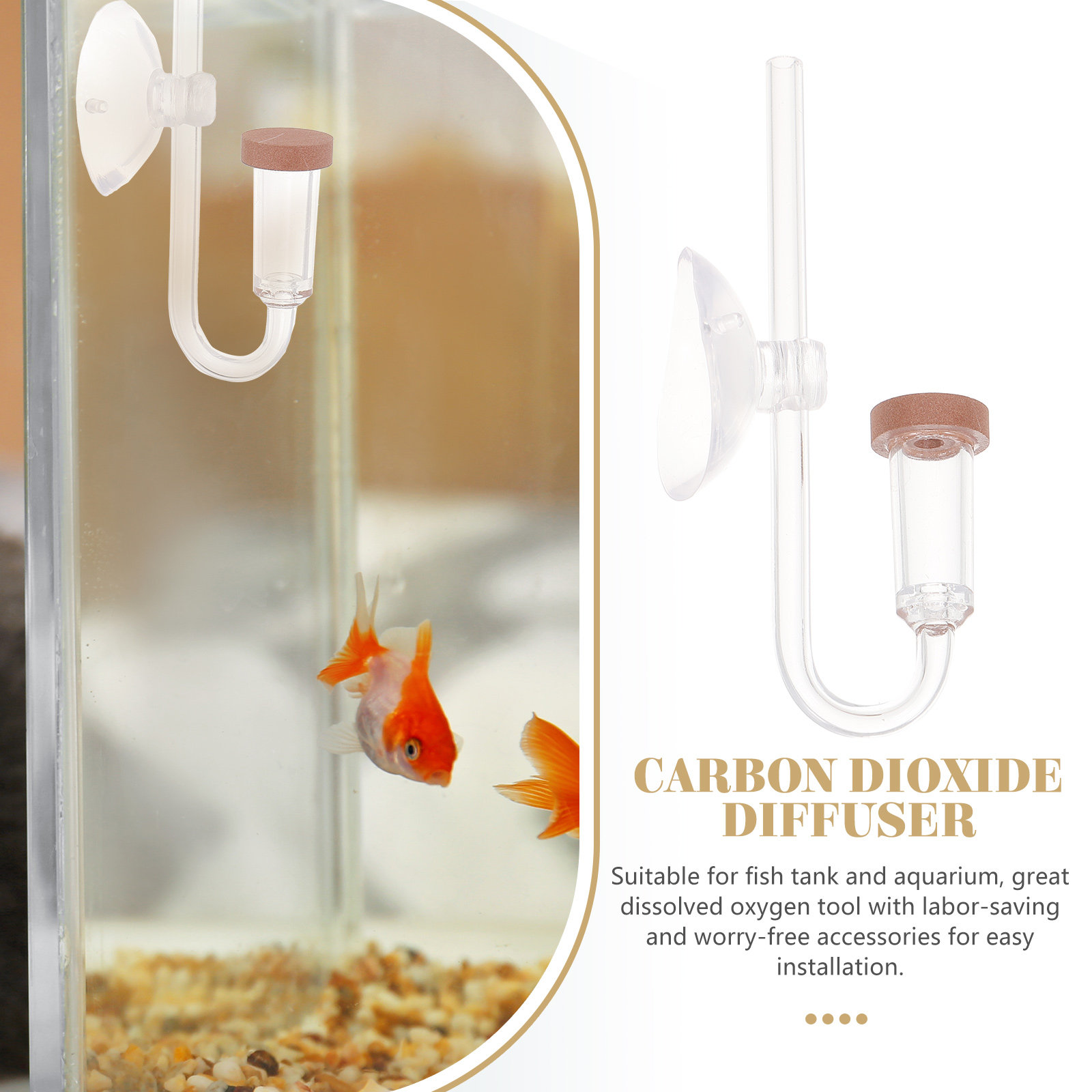 Co2 Diffuser for Aquarium Tran - Aquarium Fish Rate recension och pris