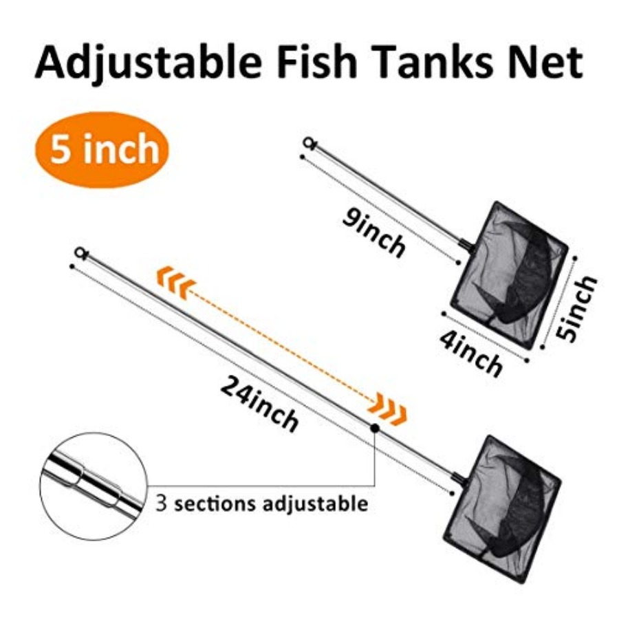 Aquarium Fish Net Fine Mesh Fi - Aquarium Fish Long recension och pris