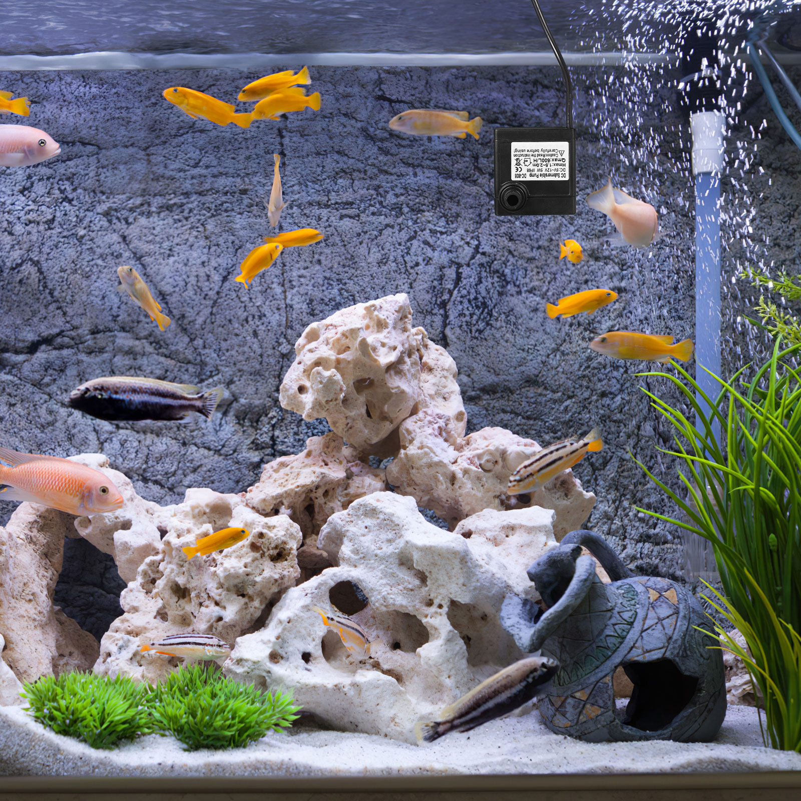 -12V 5W Black Submersible Wate - Aquarium Fish Rate recension och pris