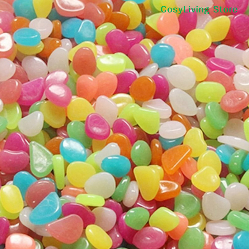 100Pcs/Bag Outdoor Luminous St - Aquarium Decoration Rock recension och pris