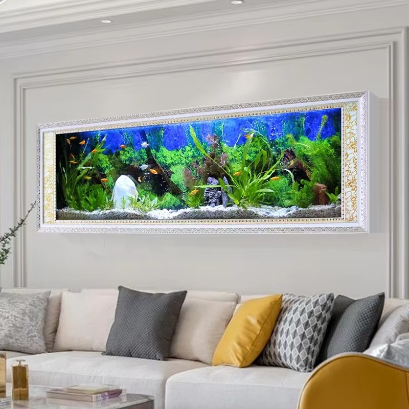 Wall-Mounted Picture Frame Gla - Fish In Aquarium Picture recension och pris