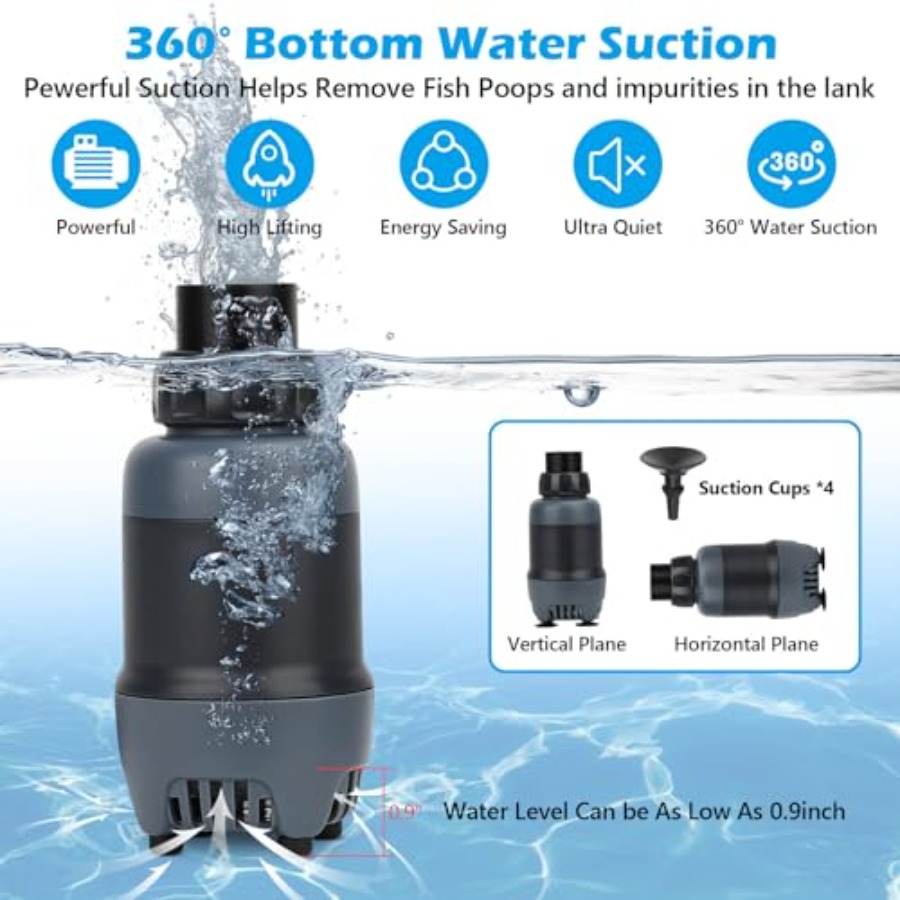 Aquarium water pump for fish t - Aquarium Fish Rate recension och pris