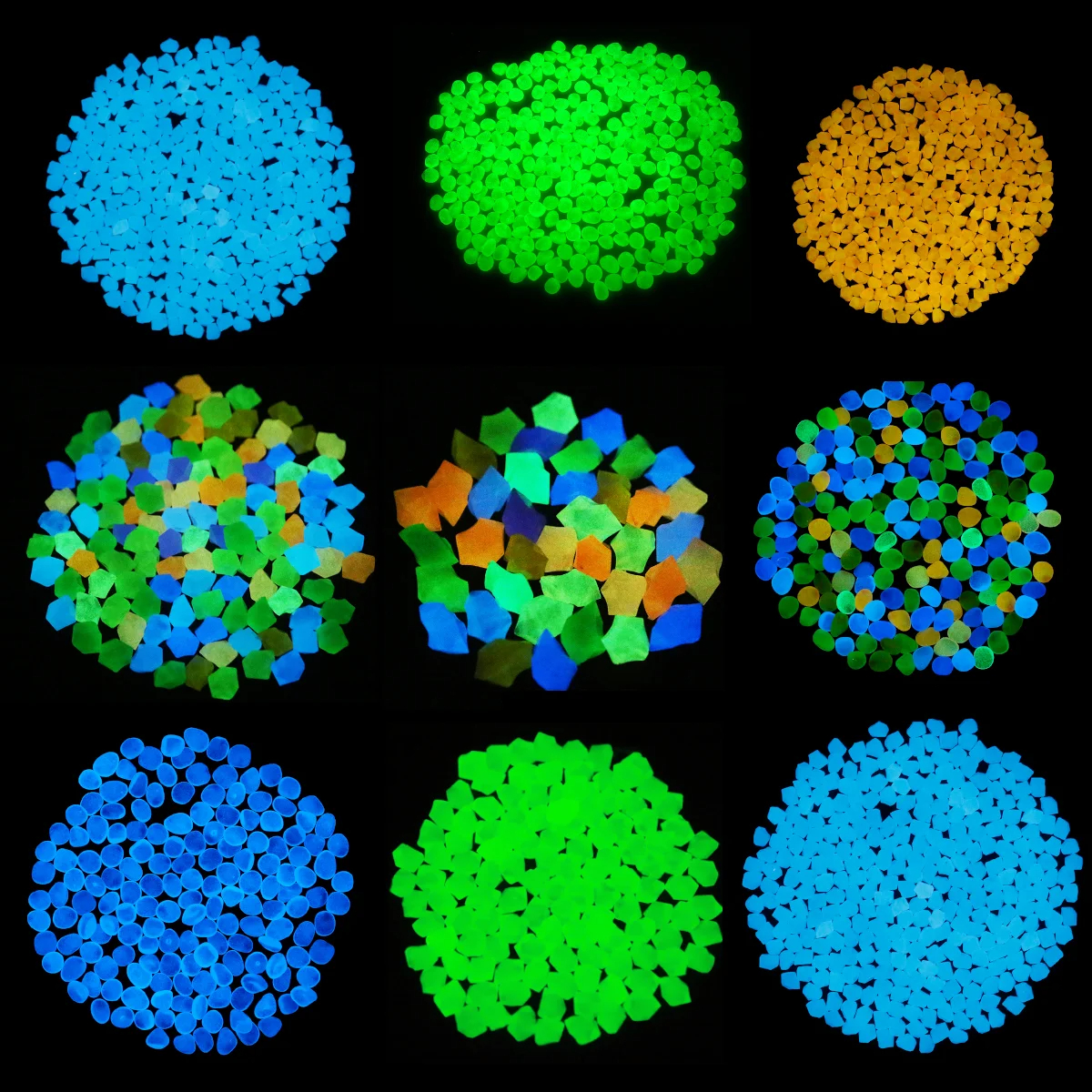 300Pcs Glow Rocks in The Dark  - Aquarium Decoration Rock recension och pris