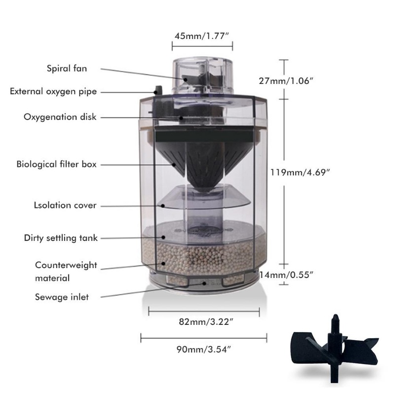 Fish Poop Collector Fish Tank  - Aquarium Fish Waste Collector recension och pris