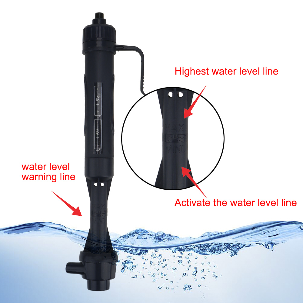 Electric Water Change Pump Gra - Aquarium Fish Waste Collector recension och pris