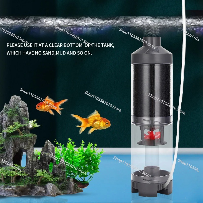 Transparent Desktop Plastic Aq - Aquarium Fish Waste Collector recension och pris