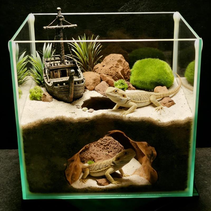 Sinkhole Cave Aquarium Ornamen - Aquarium Fish Hideout recension och pris
