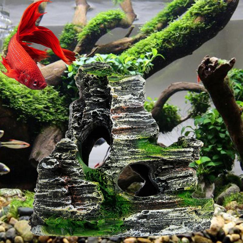 Aquarium Sandstone Decoration  - Aquarium Fish Hideout recension och pris
