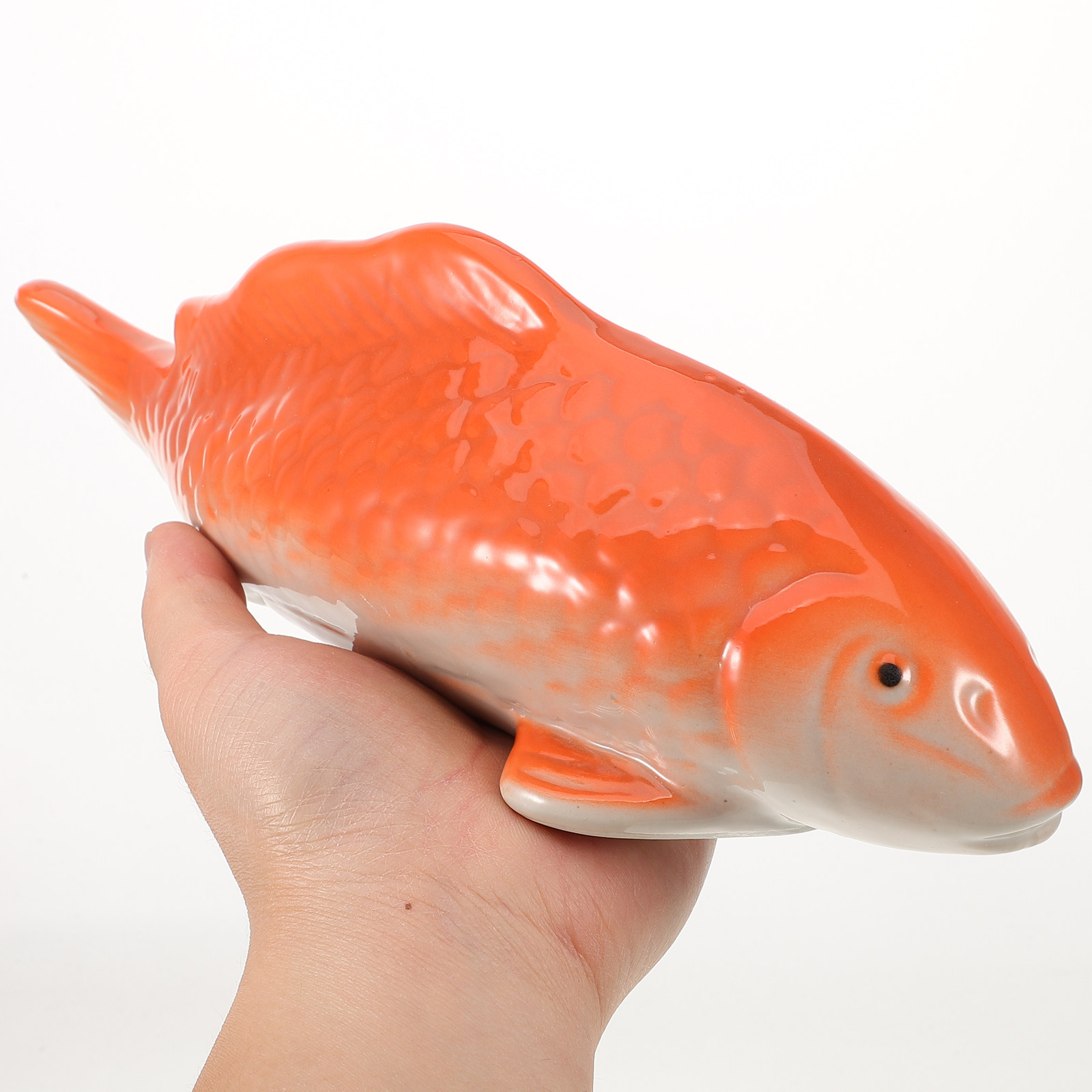 Ceramic Goldfish Sculpture Dec - Aquarium Fish Long recension och pris