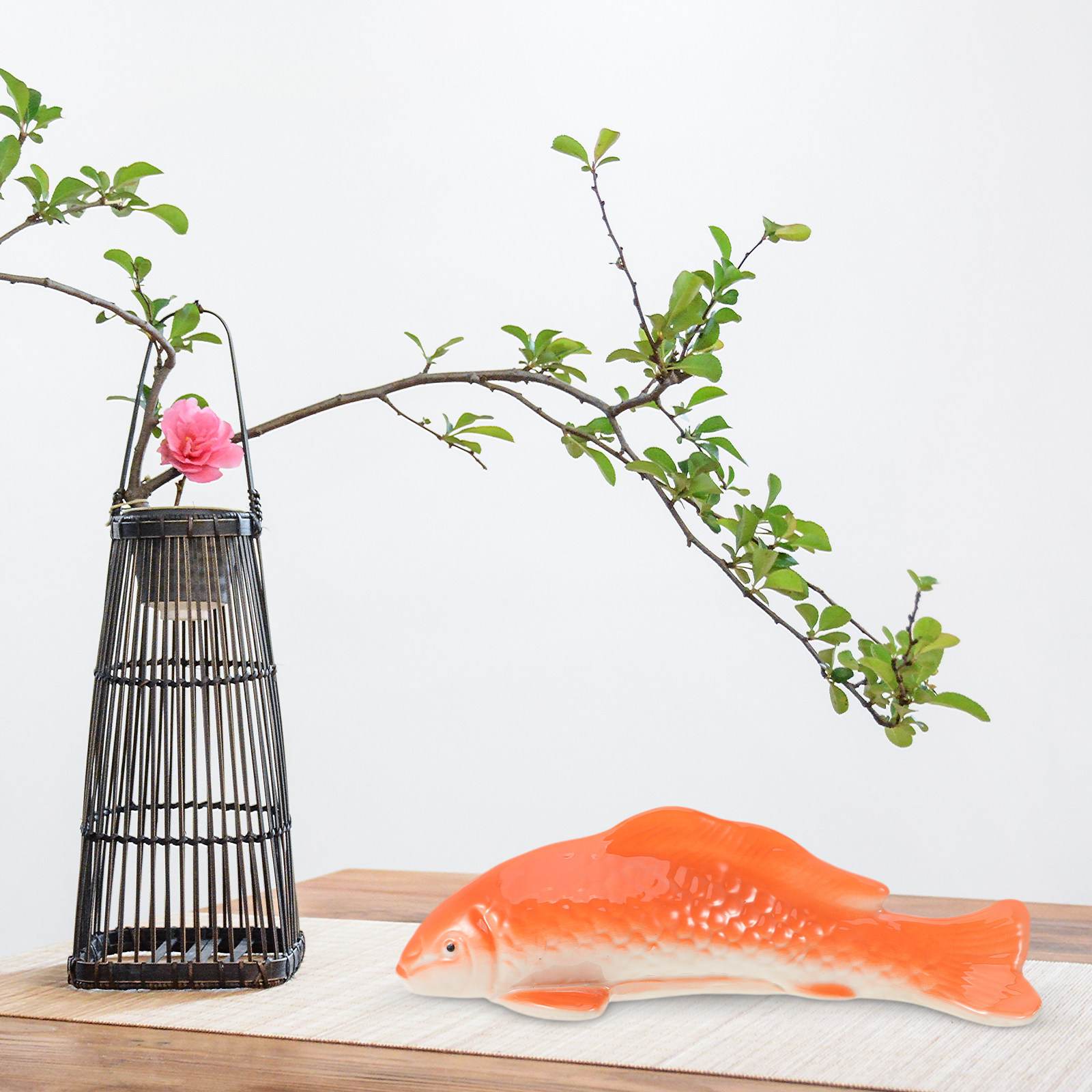 Ceramic Goldfish Sculpture Dec - Aquarium Fish Long recension och pris