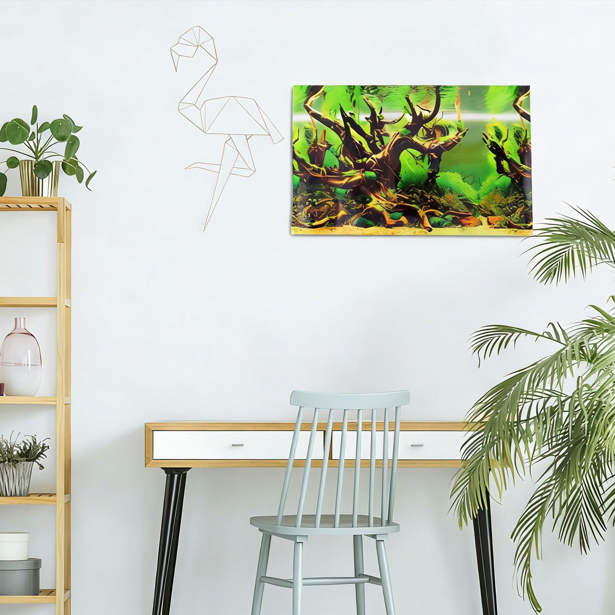 Thick PET Fish Tank Background - Fish In Aquarium Picture recension och pris