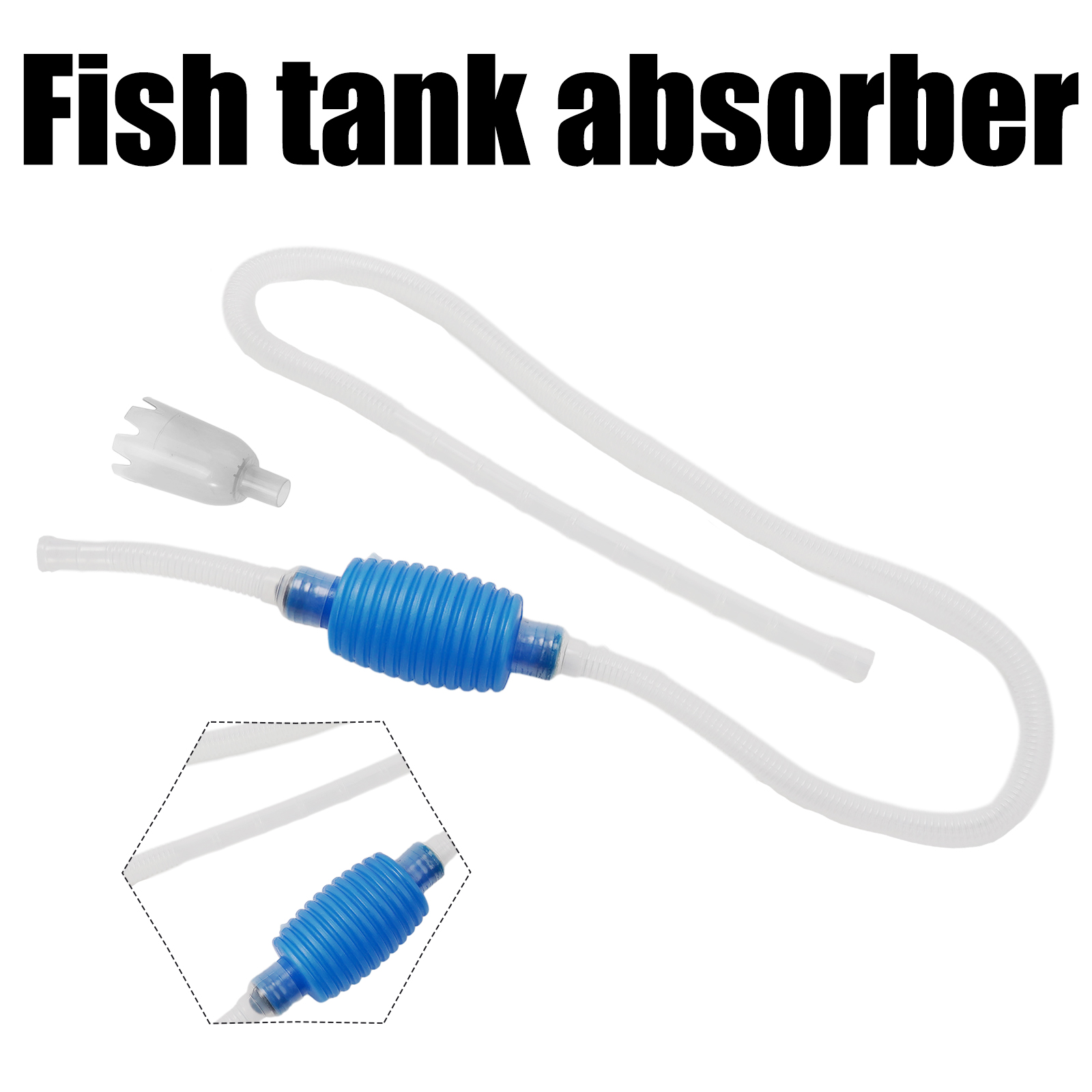 Manual Aquarium For Gravel Vac - Aquarium Fish Waste Collector recension och pris