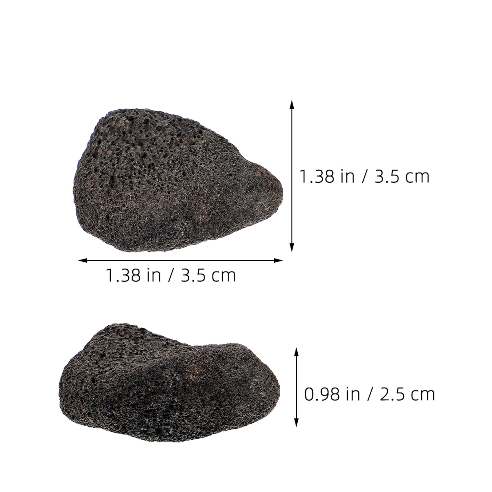 1Pack Small Natural Volcanic L - Aquarium Decoration Rock recension och pris