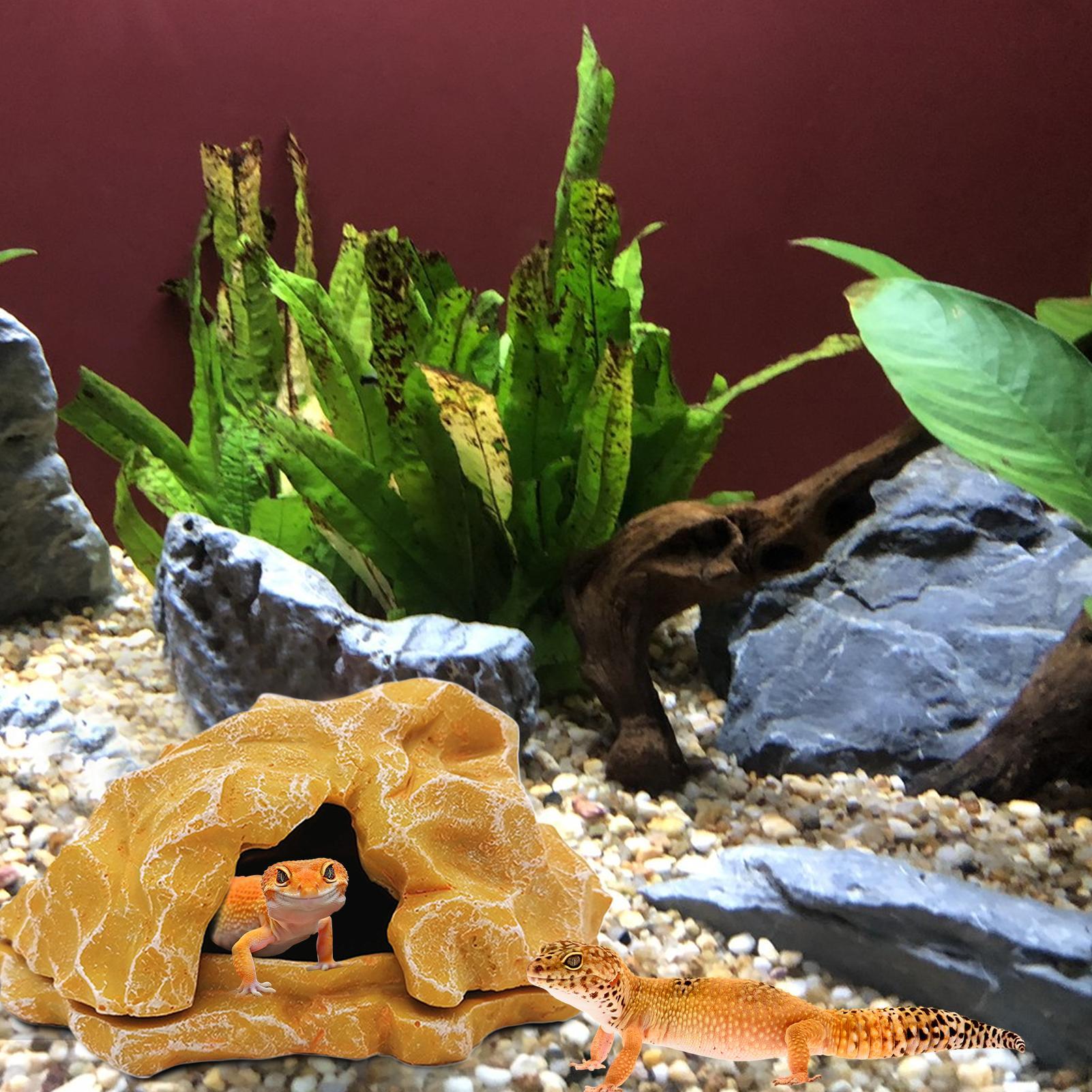 Lizard House Terrarium Resin F - Aquarium Decoration Rock recension och pris
