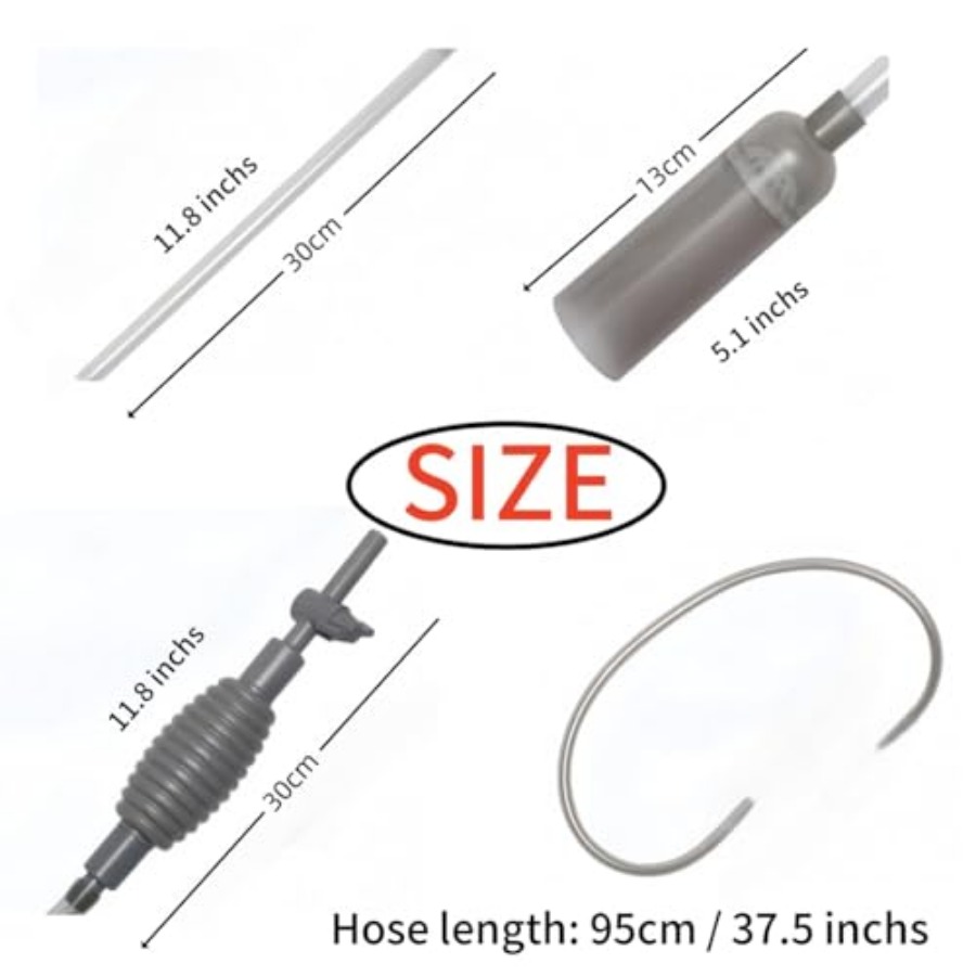 Aquarium Vacuum Gravel Cleaner - Aquarium Fish Long recension och pris