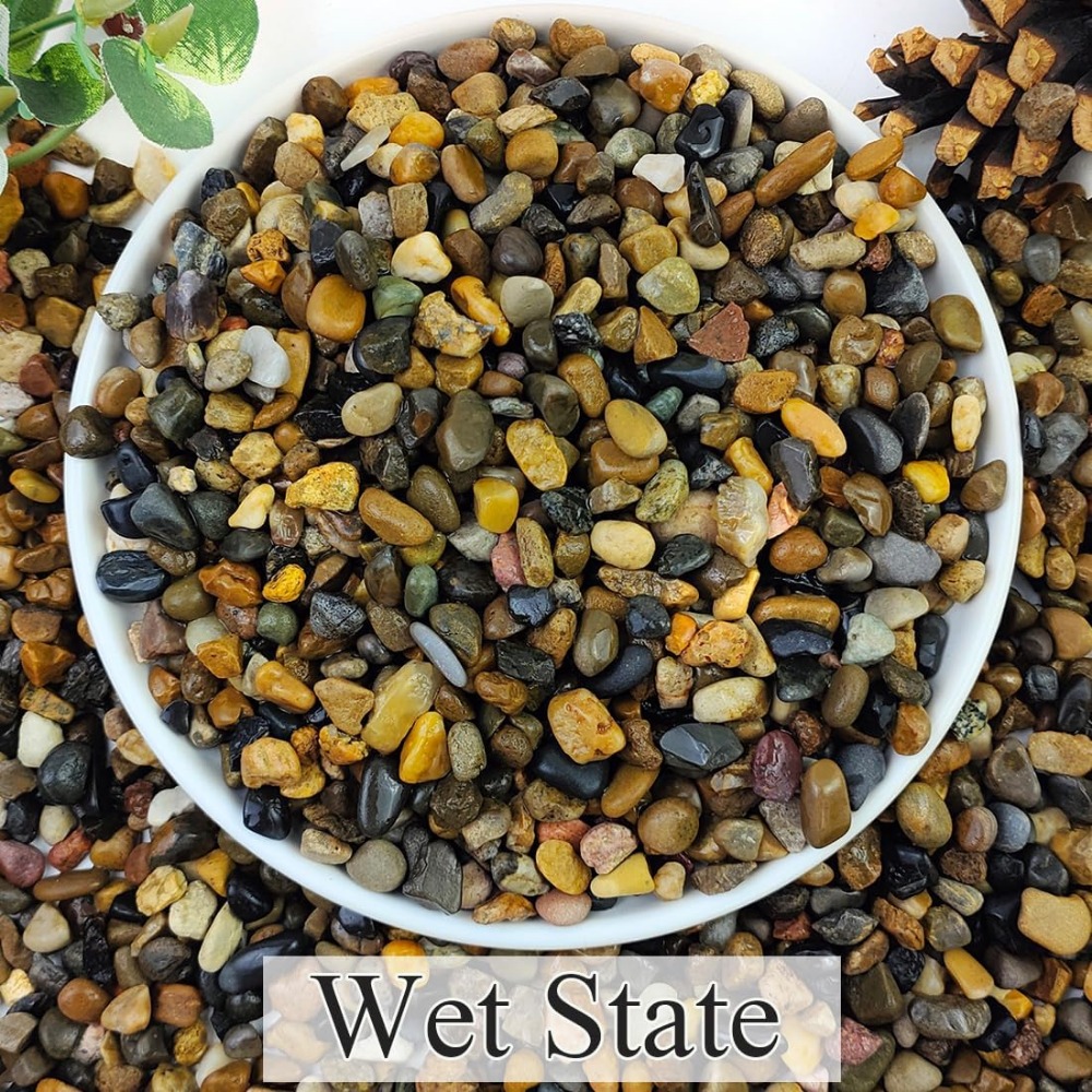 5lbs Natural River Gravel for  - Aquarium Decoration Rock recension och pris