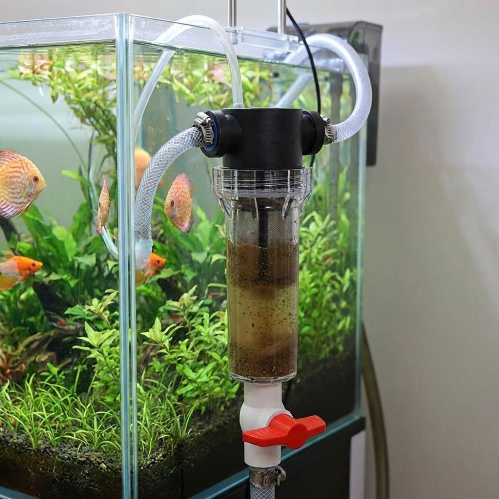 1/2 3/4 Female Thread Aquarium - Aquarium Fish Waste Collector recension och pris