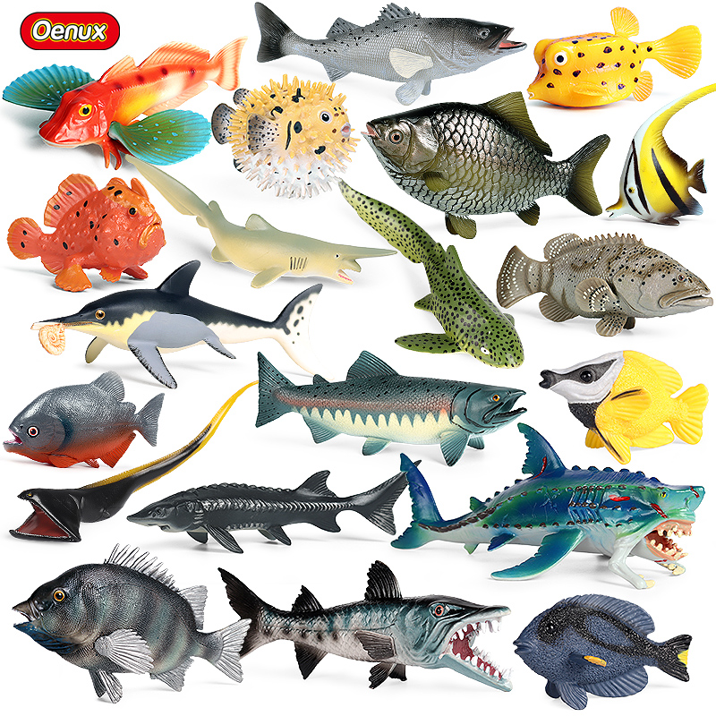 Oenux Sea Life Animals Model A - Fish In Aquarium Picture recension och pris