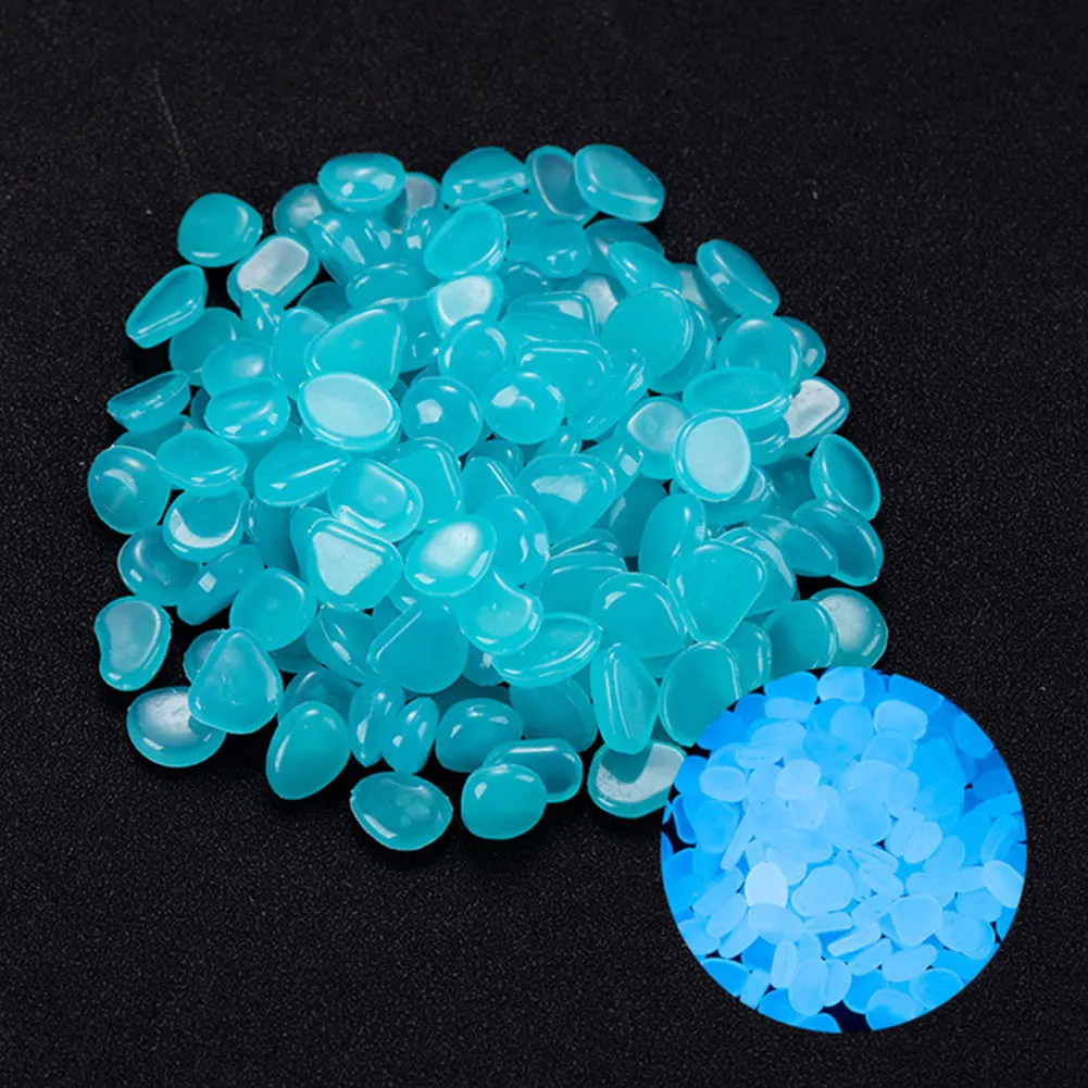 100Pcs Pebbles Glow In The Dar - Aquarium Decoration Rock recension och pris