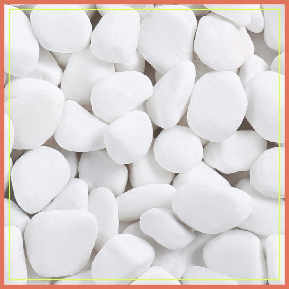 5 lbs White River Rocks, 1.2-2 - Aquarium Decoration Rock recension och pris