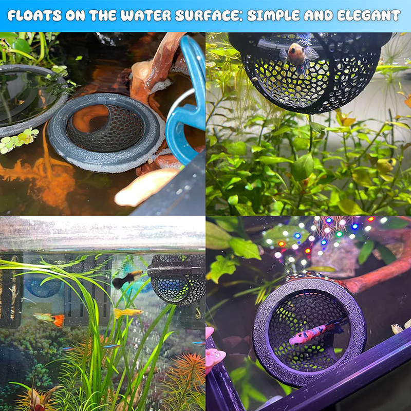 Ring FLoatinG Betta Hide Shrim - Aquarium Fish Hideout recension och pris