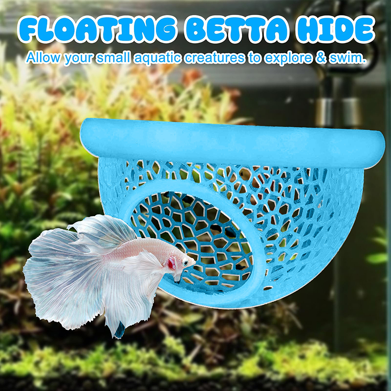 Ring FLoatinG Betta Hide Shrim - Aquarium Fish Hideout recension och pris