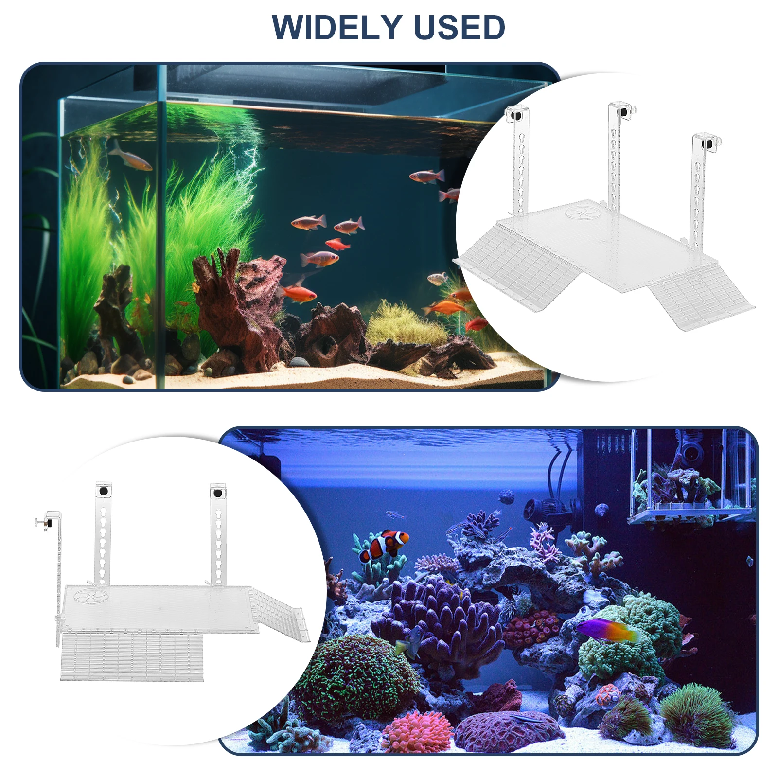 Adjustable Turtle Basking Plat - Aquarium Fish Hideout recension och pris