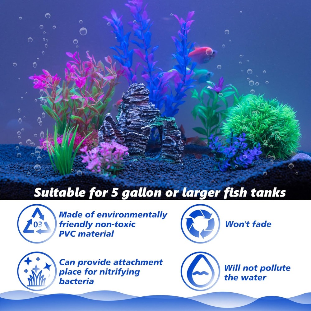 Aquarium Artificial Plastic Pl - Aquarium Goldfish recension och pris