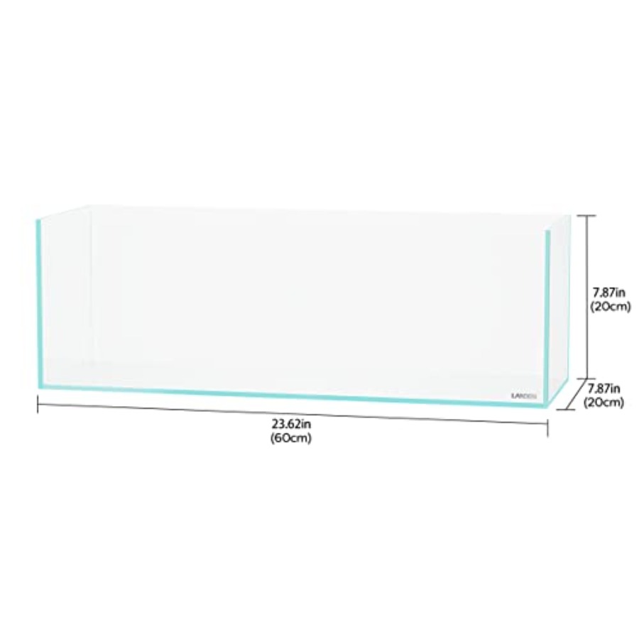 60L 5.8 Gal Rimless Low Iron A - Aquarium Fish Long recension och pris